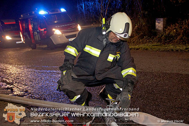 20161109 Saunabrand in einem Einfamilienhaus in Neusiedl  Foto: © Markus Hackl