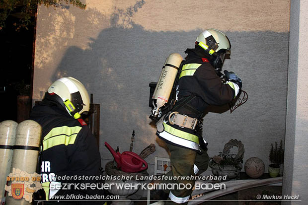 20161109 Saunabrand in einem Einfamilienhaus in Neusiedl  Foto: © Markus Hackl