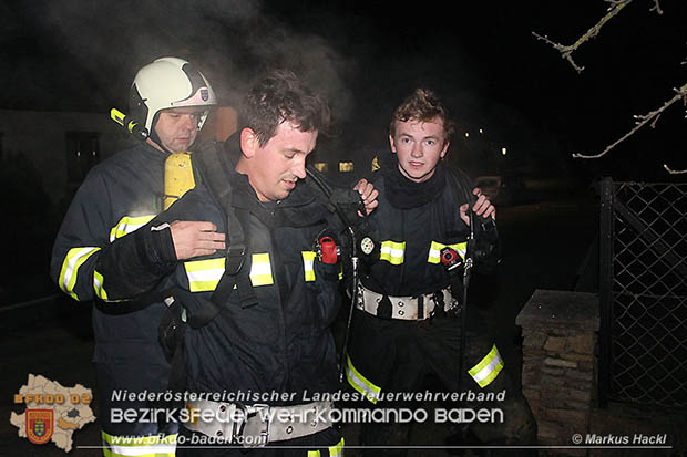 20161109 Saunabrand in einem Einfamilienhaus in Neusiedl  Foto: © Markus Hackl