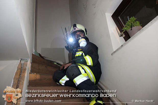 20161109 Saunabrand in einem Einfamilienhaus in Neusiedl  Foto: © Markus Hackl