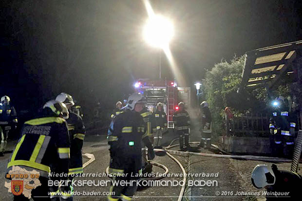 20161109 Saunabrand in einem Einfamilienhaus in Neusiedl  Foto: © Johannes Weinbauer