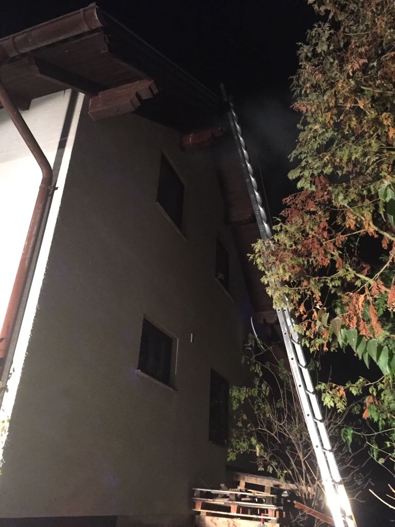 20161109 Saunabrand in einem Einfamilienhaus in Neusiedl  Foto: © Johannes Weinbauer