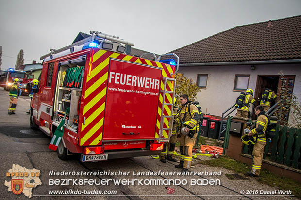 20161111 Zimmerbrand in Kottingbrunn Foto: © Daniel Wirth