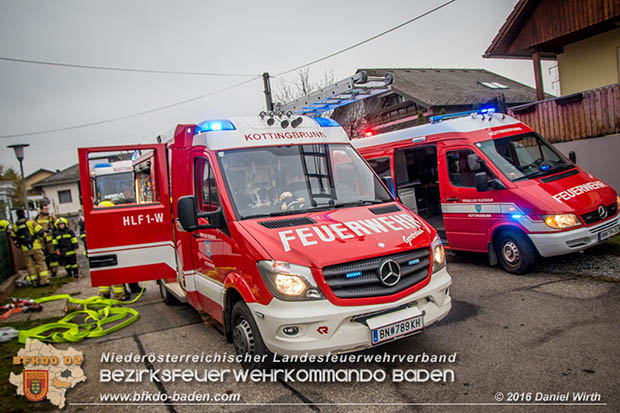 20161111 Zimmerbrand in Kottingbrunn Foto: © Daniel Wirth