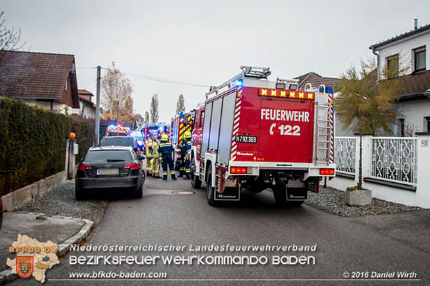 20161111 Zimmerbrand in Kottingbrunn Foto: © Daniel Wirth