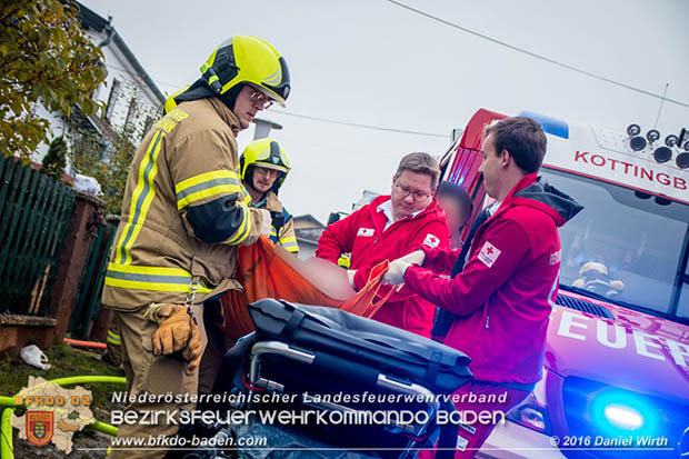 20161111 Zimmerbrand in Kottingbrunn Foto: © Daniel Wirth