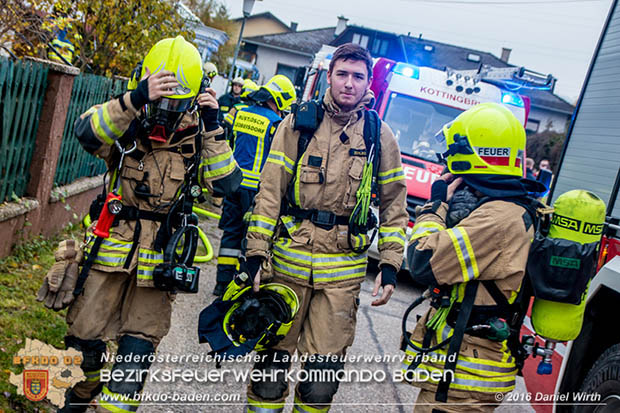 20161111 Zimmerbrand in Kottingbrunn Foto: © Daniel Wirth
