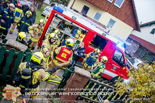 20161111 Zimmerbrand in Kottingbrunn Foto: © Daniel Wirth