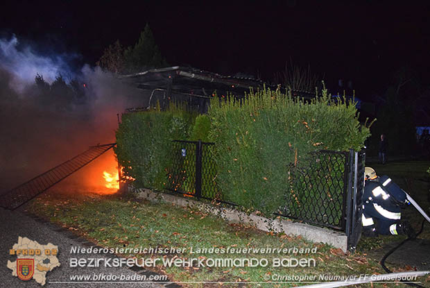 20161127 Vollbrand eines abgestellten Wohnmobils in Schoenau a.d.Triesting  Foto: © Christopher Neumayer