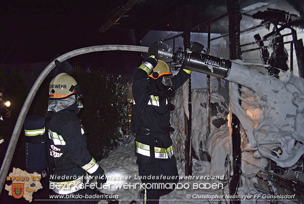 20161127 Vollbrand eines abgestellten Wohnmobils in Schoenau a.d.Triesting Foto: © Christopher Neumayer 20161127 Vollbrand eines abgestellten Wohnmobils in Schoenau a.d.Triesting Foto: © Christopher Neumayer
