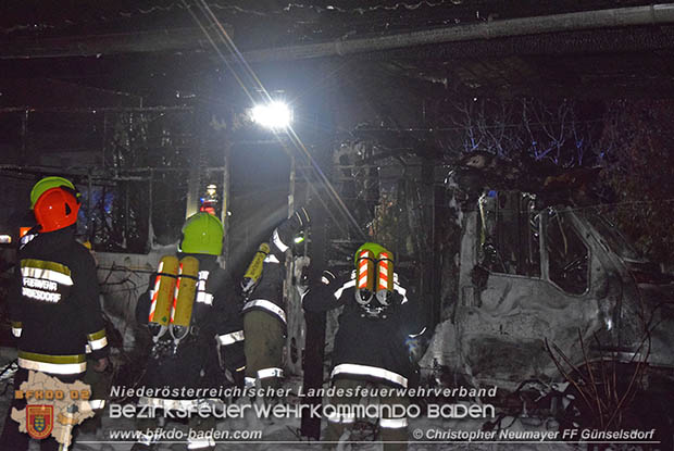 20161127 Vollbrand eines abgestellten Wohnmobils in Schoenau a.d.Triesting Foto: © Christopher Neumayer 20161127 Vollbrand eines abgestellten Wohnmobils in Schoenau a.d.Triesting Foto: © Christopher Neumayer