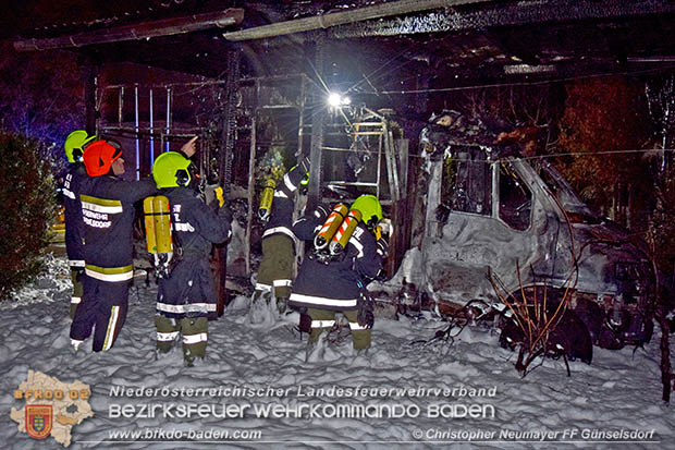 20161127 Vollbrand eines abgestellten Wohnmobils in Schoenau a.d.Triesting Foto: © Christopher Neumayer 20161127 Vollbrand eines abgestellten Wohnmobils in Schoenau a.d.Triesting Foto: © Christopher Neumayer