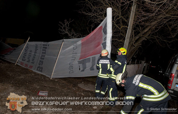 20161202 Sturm Theresa – Foto: Bezirksfeuerwehrkommando Baden 20161202 Sturm Theresa – Foto: Bezirksfeuerwehrkommando Baden