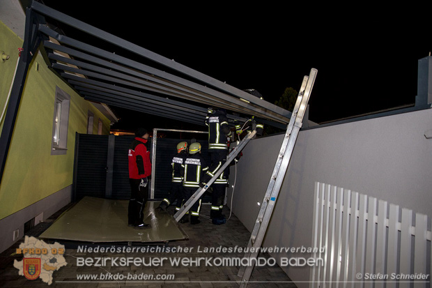 20161202 Sturm Theresa – Foto: Bezirksfeuerwehrkommando Baden 20161202 Sturm Theresa – Foto: Bezirksfeuerwehrkommando Baden