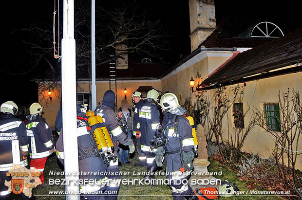 20161203 Brand in einem Nebengebäude im Schloss Seibersdorf Foto: © Thomas Lenger/Monatsrevue.at 20161203 Brand in einem Nebengebäude im Schloss Seibersdorf Foto: © Thomas Lenger/Monatsrevue.at