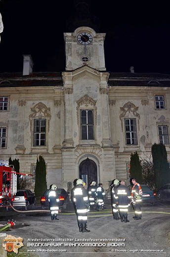 20161203 Brand in einem Nebengebäude im Schloss Seibersdorf Foto: © Thomas Lenger/Monatsrevue.at 20161203 Brand in einem Nebengebäude im Schloss Seibersdorf Foto: © Thomas Lenger/Monatsrevue.at