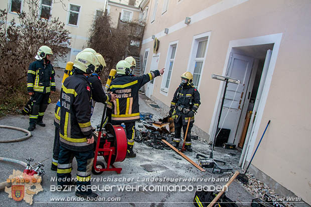 20161207 Brand in einem Gewerbentrieb im Kammgarnzentrum Bad Voeslau Foto: © Daniel Wirth