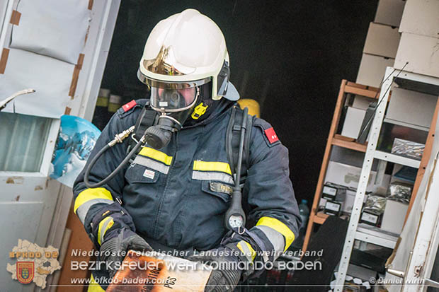 20161207 Brand in einem Gewerbentrieb im Kammgarnzentrum Bad Voeslau  Foto: © Daniel Wirth