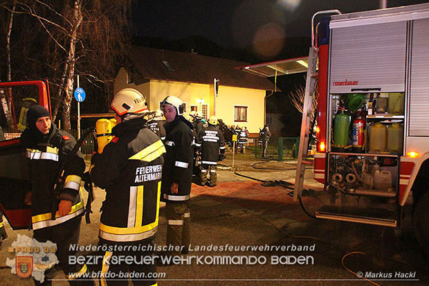 20161208 Kellerbrand in Altenmarkt-Thenneberg  Foto: © ASB ÖA Markus Hackl AFK Pottenstein