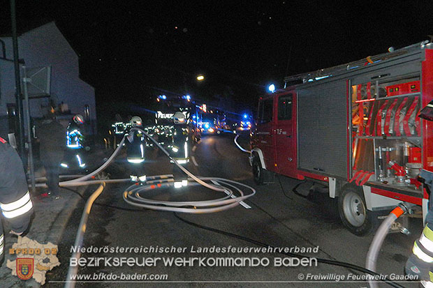 20161215 Brand in einem Reihenhaus in Siegenfeld  Foto: © FF Gaaden