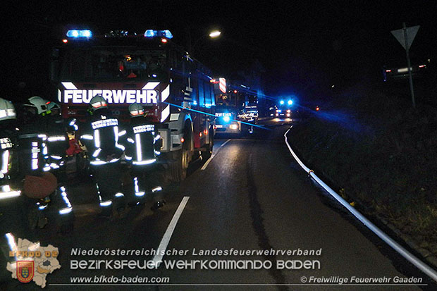 20161215 Brand in einem Reihenhaus in Siegenfeld  Foto: © FF Gaaden