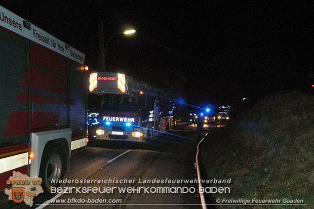 20161215 Brand in einem Reihenhaus in Siegenfeld  Foto: © FF Gaaden