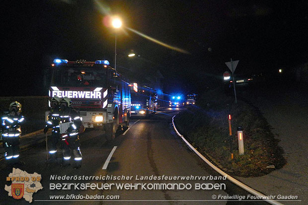 20161215 Brand in einem Reihenhaus in Siegenfeld  Foto: © FF Gaaden