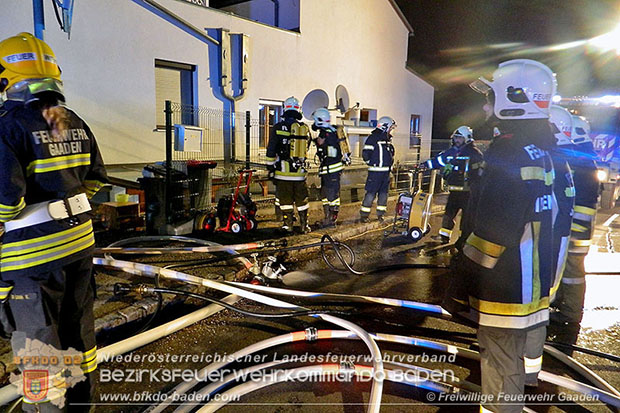 20161215 Brand in einem Reihenhaus in Siegenfeld  Foto: © FF Gaaden