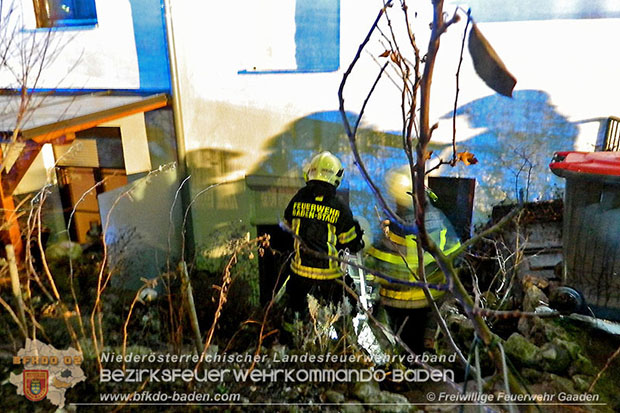 20161215 Brand in einem Reihenhaus in Siegenfeld  Foto: © FF Gaaden