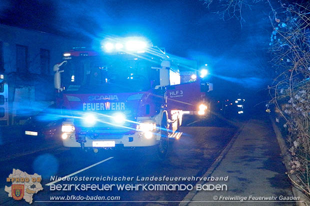 20161215 Brand in einem Reihenhaus in Siegenfeld  Foto: © FF Gaaden