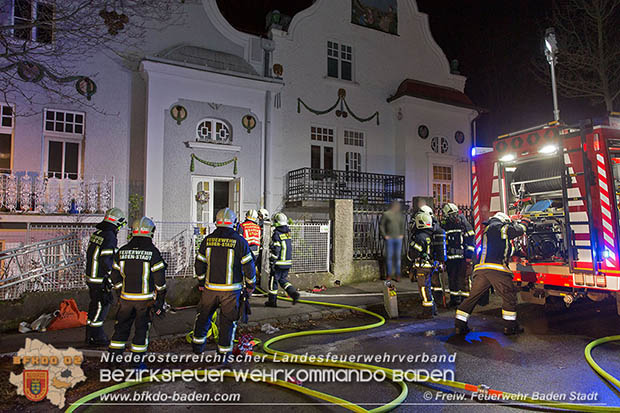 20161226 Zimmerbrand in Baden  Foto: © Stefan Schneider/FF Baden-Stadt