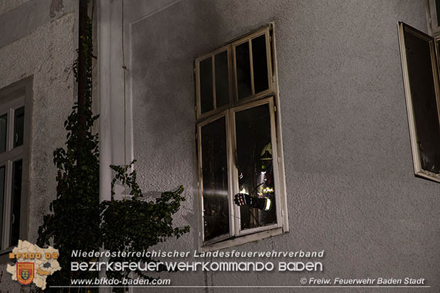 20161226 Zimmerbrand in Baden  Foto: © Stefan Schneider/FF Baden-Stadt