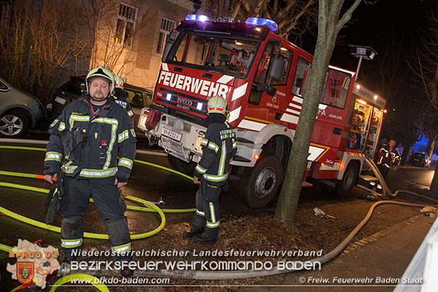 20161226 Zimmerbrand in Baden  Foto: © Stefan Schneider/FF Baden-Stadt