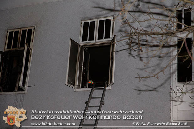 20161226 Zimmerbrand in Baden  Foto: © Stefan Schneider/FF Baden-Stadt
