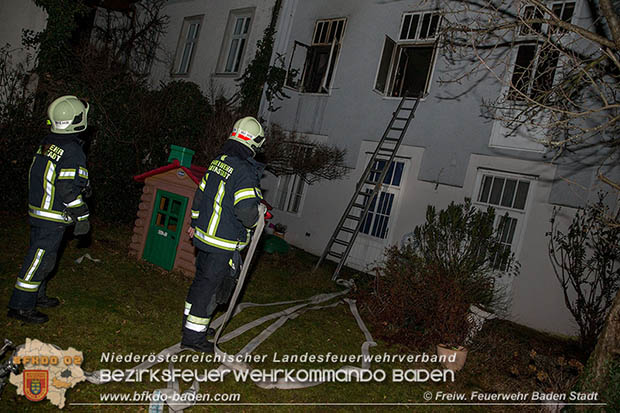 20161226 Zimmerbrand in Baden  Foto: © Stefan Schneider/FF Baden-Stadt