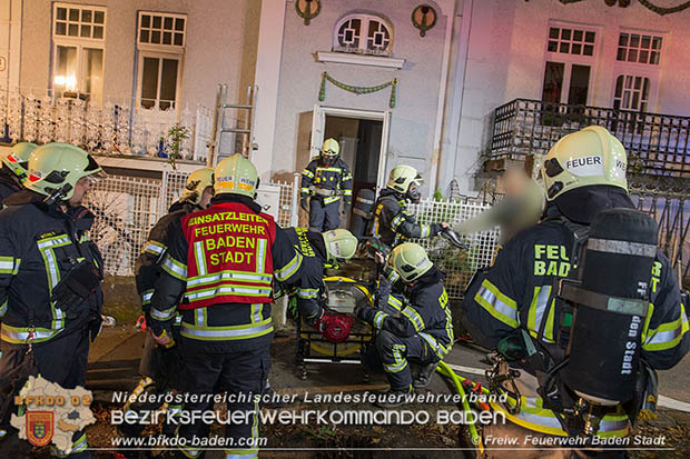 20161226 Zimmerbrand in Baden  Foto: © Stefan Schneider/FF Baden-Stadt
