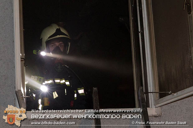 20161226 Zimmerbrand in Baden  Foto: © Stefan Schneider/FF Baden-Stadt