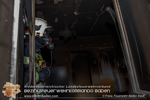 20161226 Zimmerbrand in Baden  Foto: © Stefan Schneider/FF Baden-Stadt