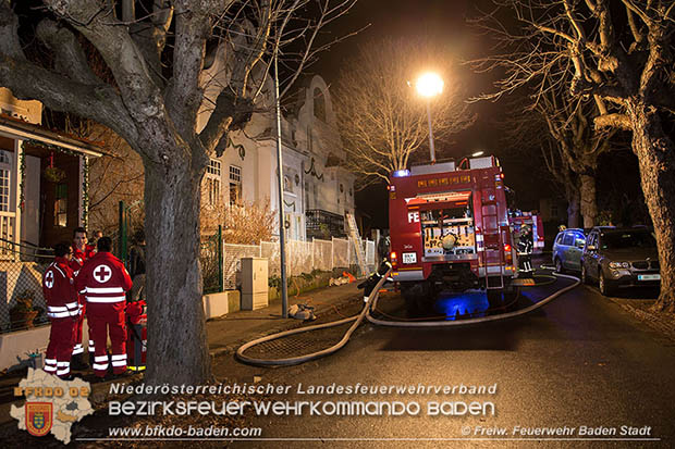 20161226 Zimmerbrand in Baden  Foto: © Stefan Schneider/FF Baden-Stadt