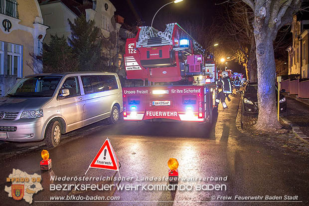 20161226 Zimmerbrand in Baden  Foto: © Stefan Schneider/FF Baden-Stadt
