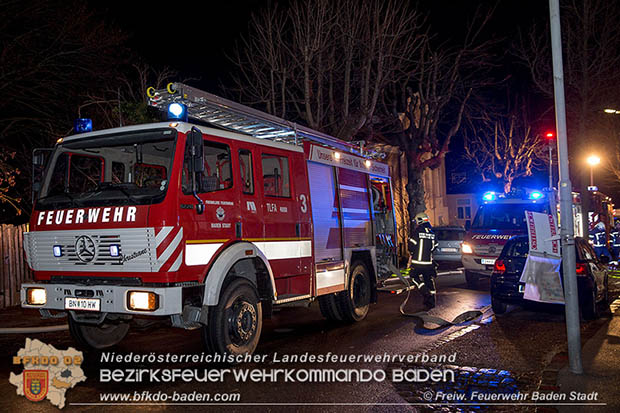 20161226 Zimmerbrand in Baden  Foto: © Stefan Schneider/FF Baden-Stadt