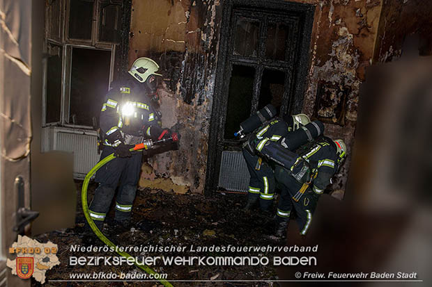 20161226 Zimmerbrand in Baden  Foto: © Stefan Schneider/FF Baden-Stadt