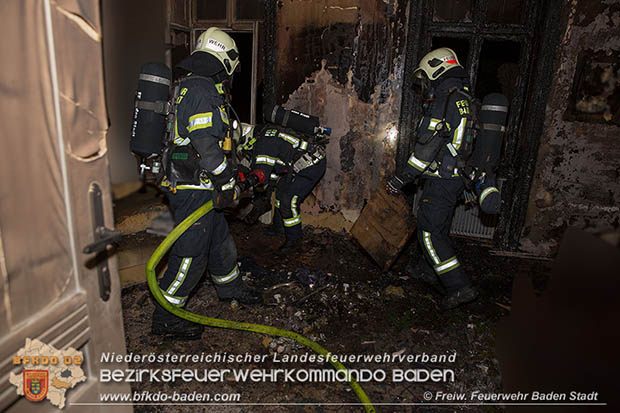 20161226 Zimmerbrand in Baden  Foto: © Stefan Schneider/FF Baden-Stadt