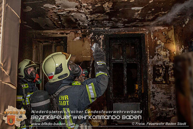 20161226 Zimmerbrand in Baden  Foto: © Stefan Schneider/FF Baden-Stadt