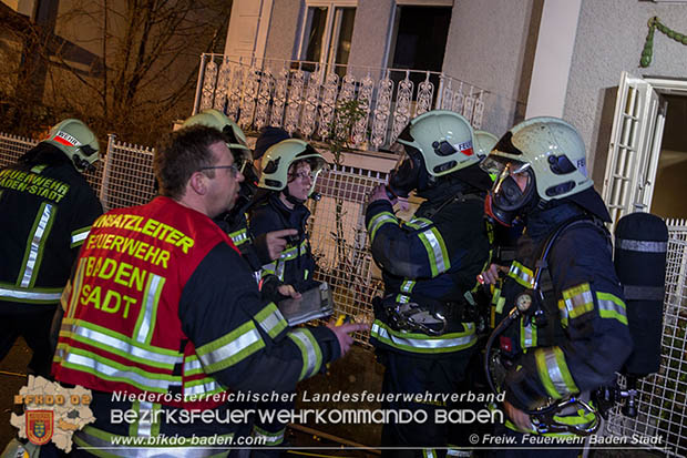 20161226 Zimmerbrand in Baden  Foto: © Stefan Schneider/FF Baden-Stadt