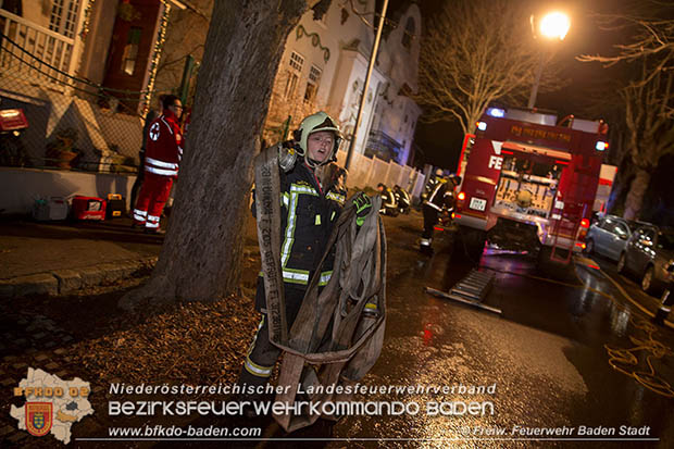 20161226 Zimmerbrand in Baden  Foto: © Stefan Schneider/FF Baden-Stadt