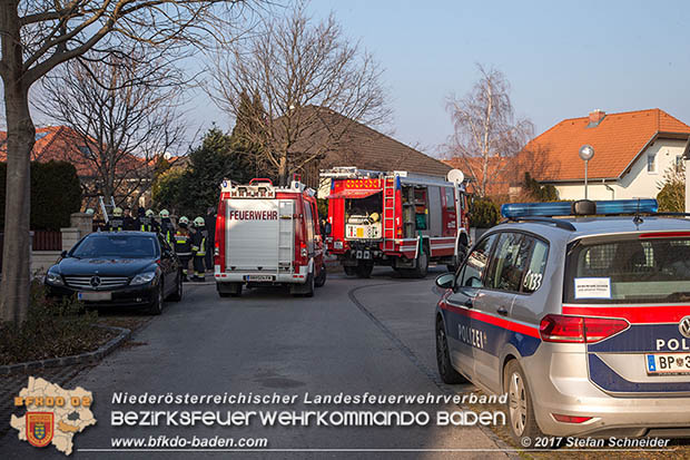 20170101 Kleinbrand in einem Garten in Traiskirchen  Foto: © Stefan Schneider