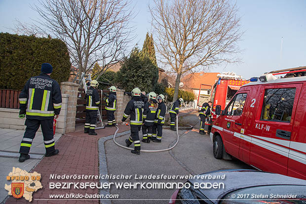 20170101 Kleinbrand in einem Garten in Traiskirchen  Foto: © Stefan Schneider