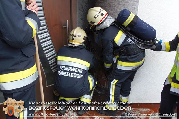 20170106 Kleinbrand in Günseldorf  Foto: © Freiwillige Feuerwehr Günselsdorf