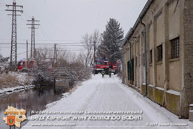 20170108 Fahrzeugbergung in Tribuswinkel neben Wr.Neustädter Kanal Foto: © Stefan Schneider 20170108 Fahrzeugbergung in Tribuswinkel neben Wr.Neustädter Kanal Foto: © Stefan Schneider